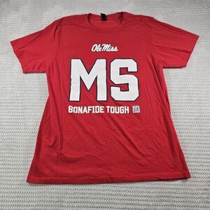 Ole Miss Shirt Adult XL Red "MS BONAFIDE TOUGH" Ford F150 Concert Tee